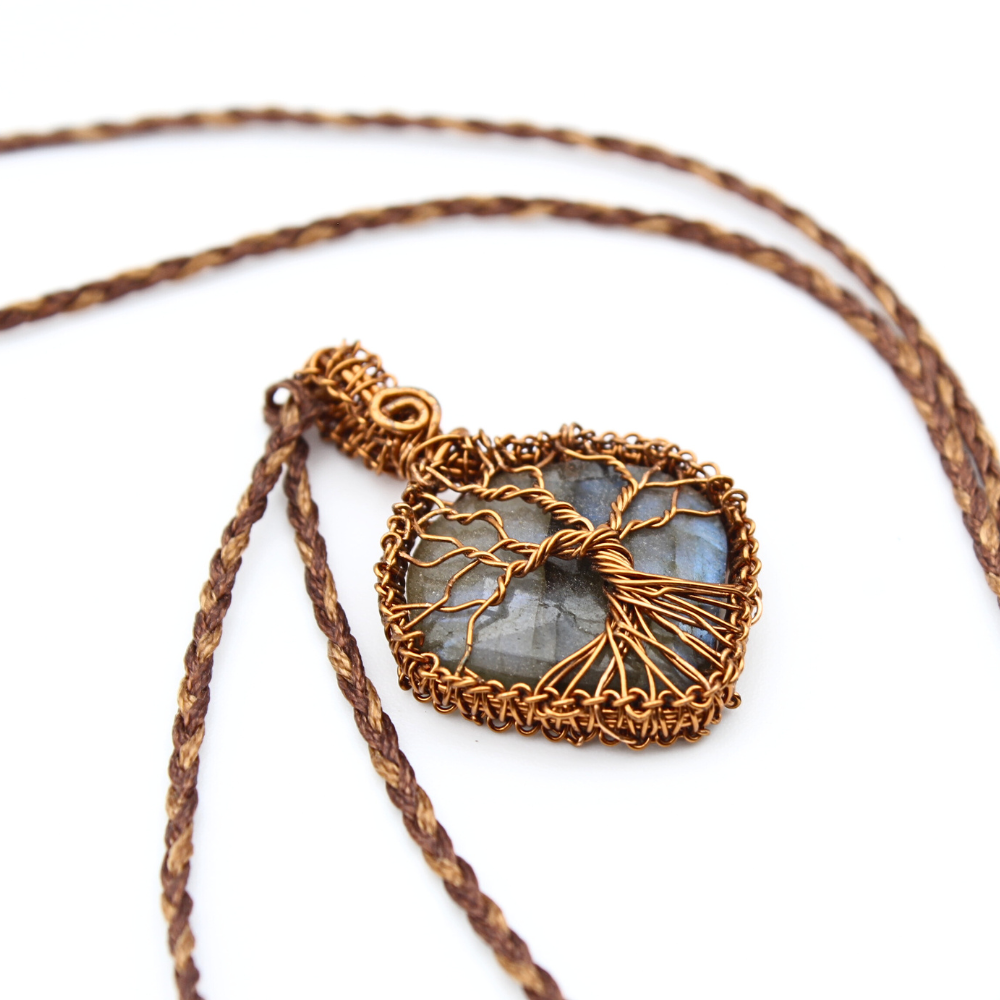 Labradorite Tree Of Life Necklace