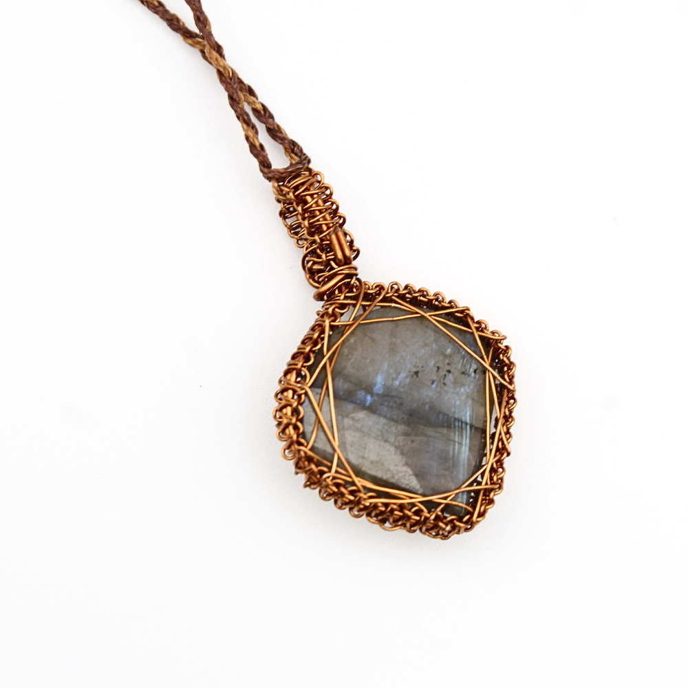Labradorite Tree Of Life Necklace