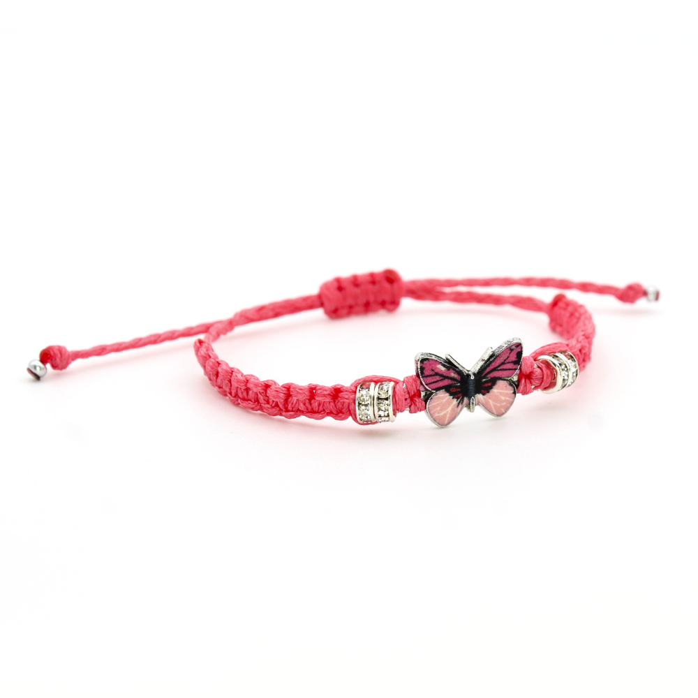 Butterfly Charm Bracelet (Adjustable)