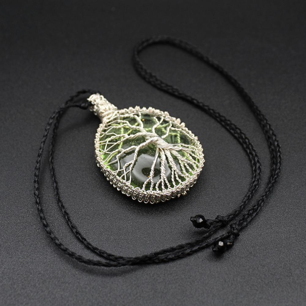 Adjustable Length Tree of Life Necklace