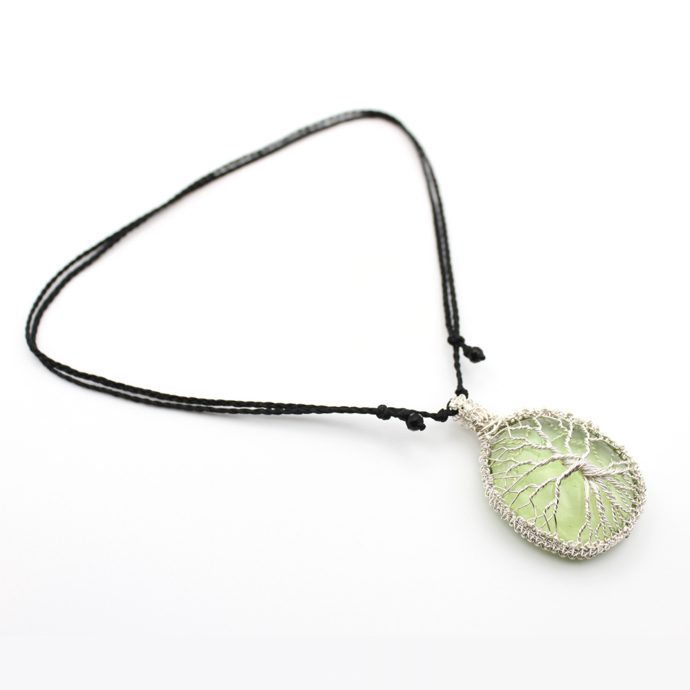 Adjustable Length Tree of Life Necklace