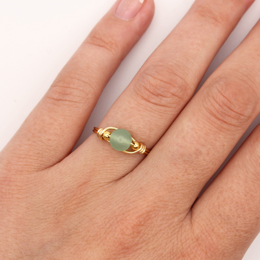 Green Aventurine Ring