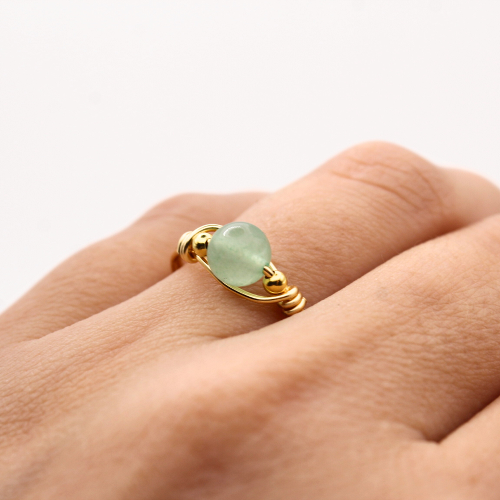 Green Aventurine Ring