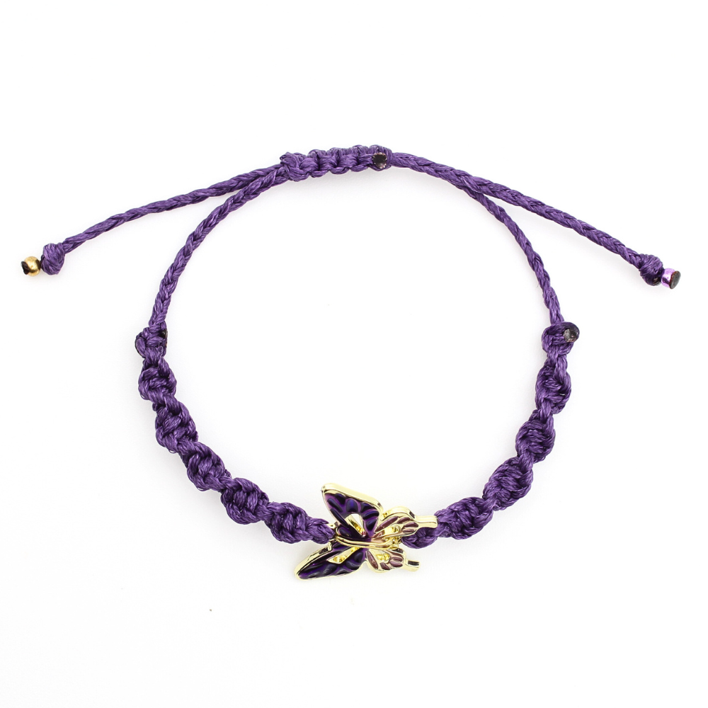 Butterfly Charm Bracelet (Adjustable)