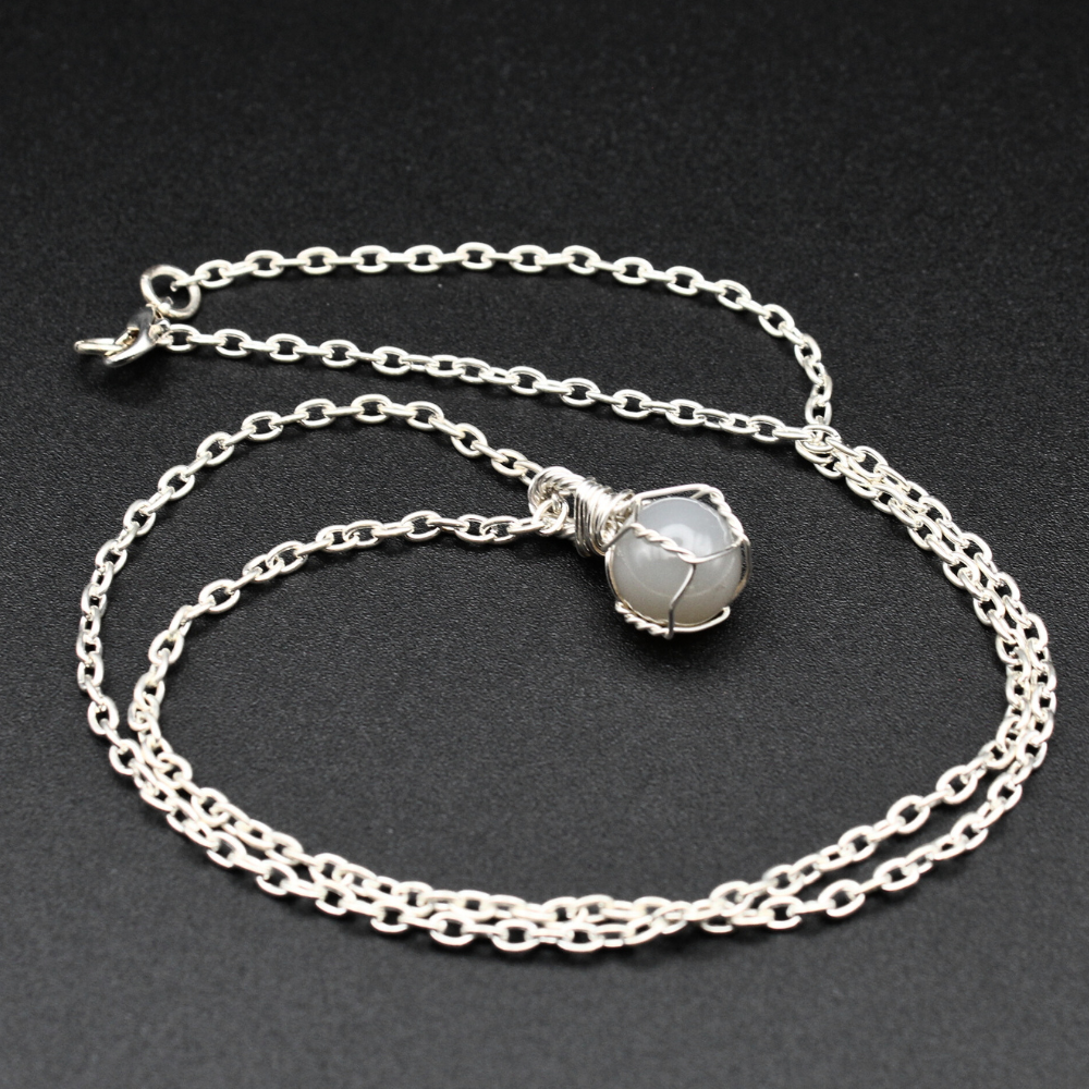 Smoky Quartz Sphere Necklace