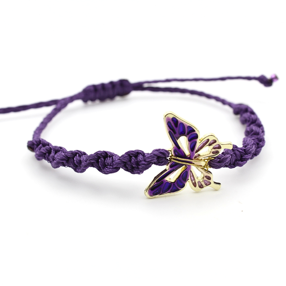 Butterfly Charm Bracelet (Adjustable)