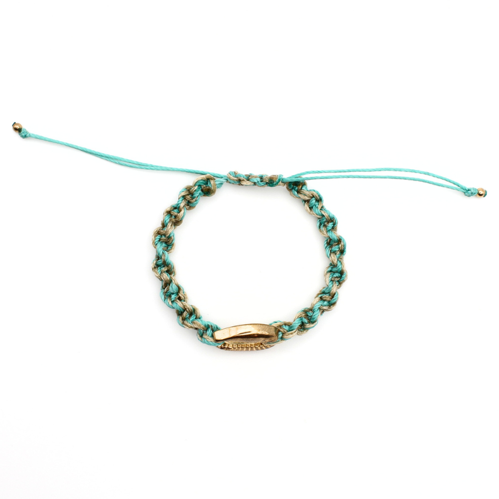 Seashell Charm Bracelet (Adjustable)