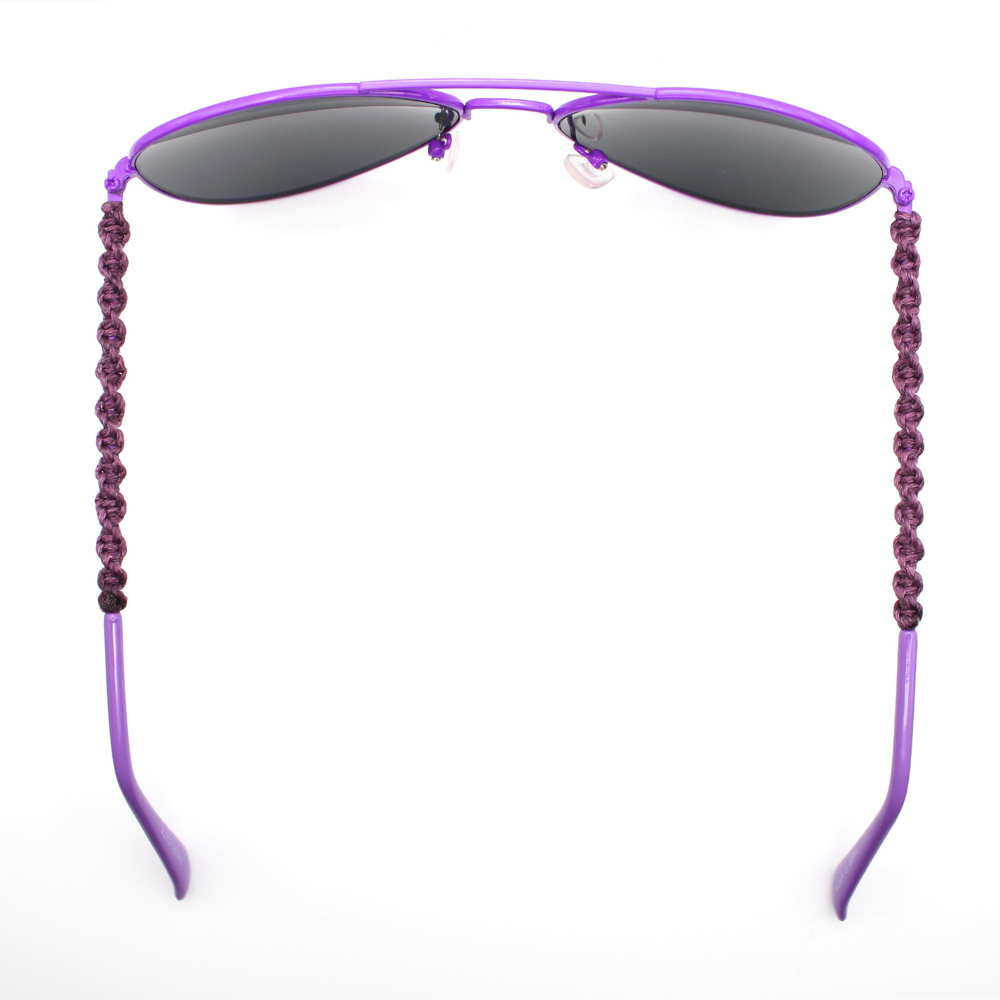 Purple Aviator Sunglasses