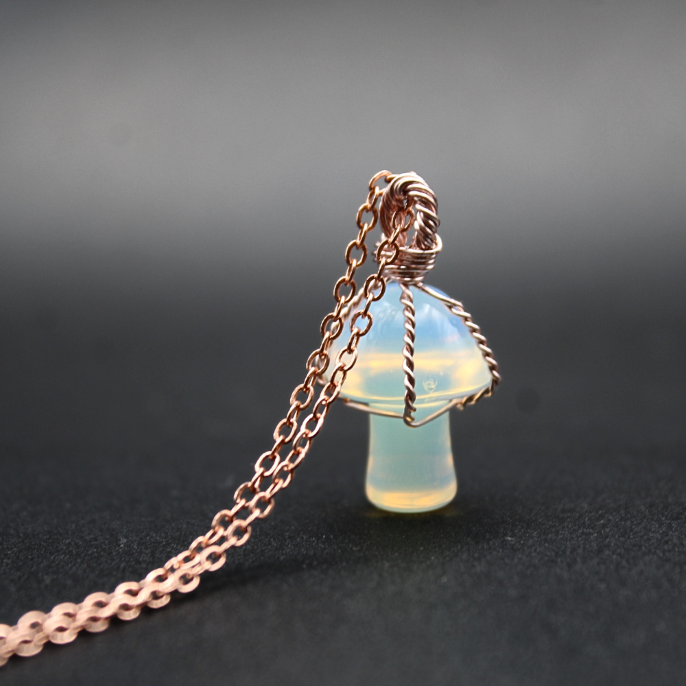 Opalite Mushroom Necklace