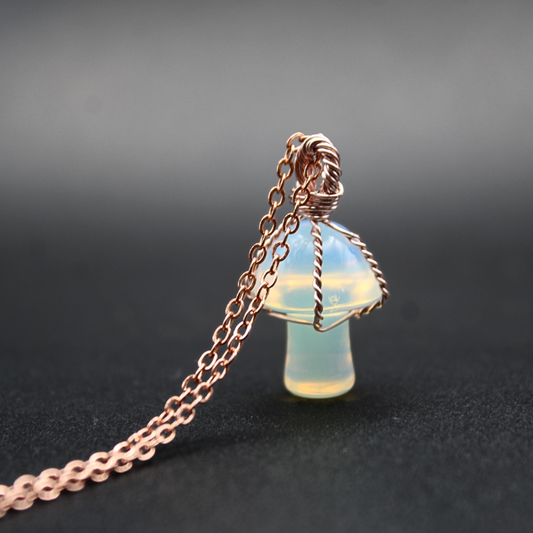 Opalite Mushroom Necklace