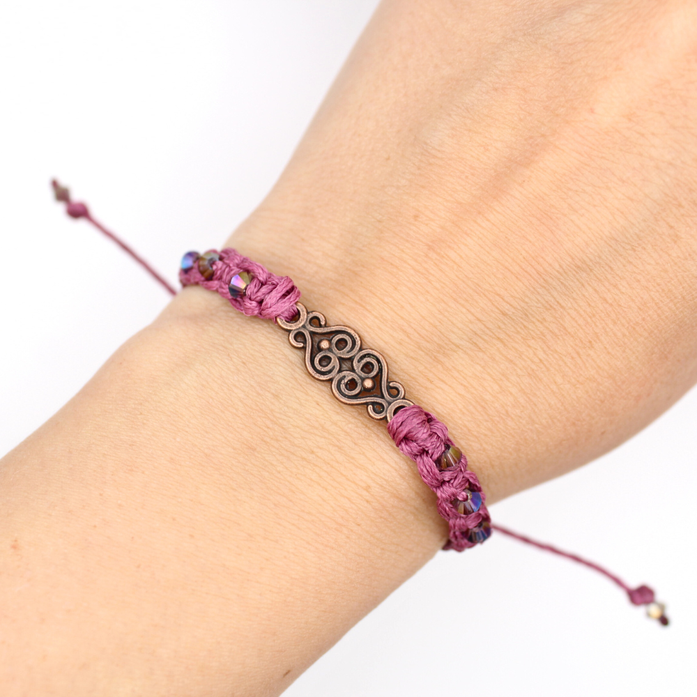 Double Heart Bracelet (Adjustable)