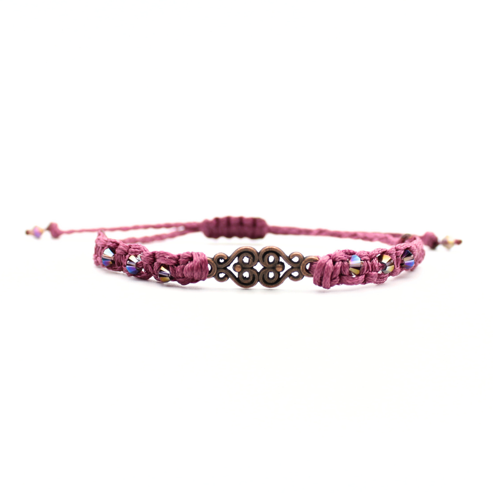 Double Heart Bracelet (Adjustable)