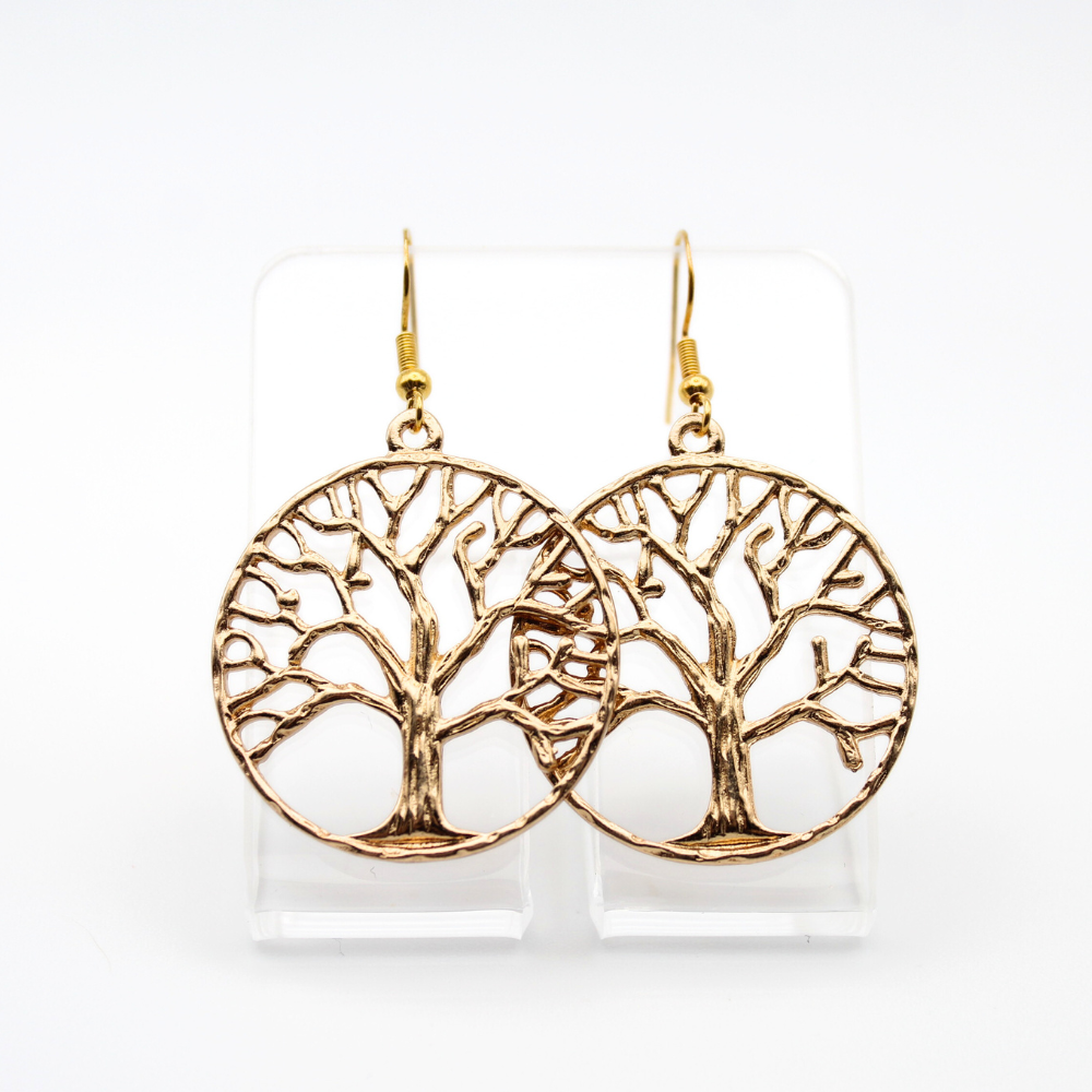 Tree of Life Earrings (Gold)