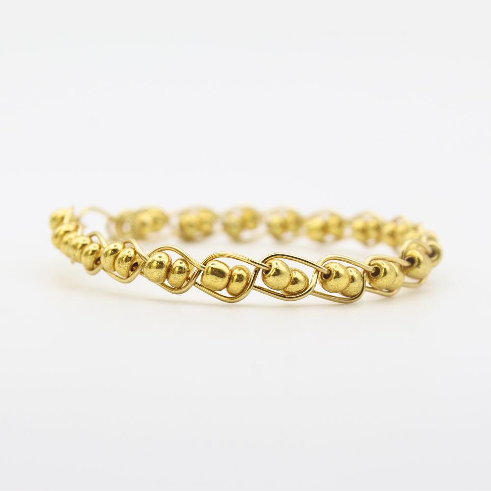 Gold Bangle Bracelet (w/ Clasp)