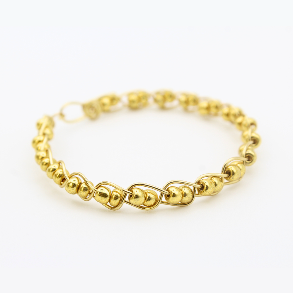Gold Bangle Bracelet (w/ Clasp)