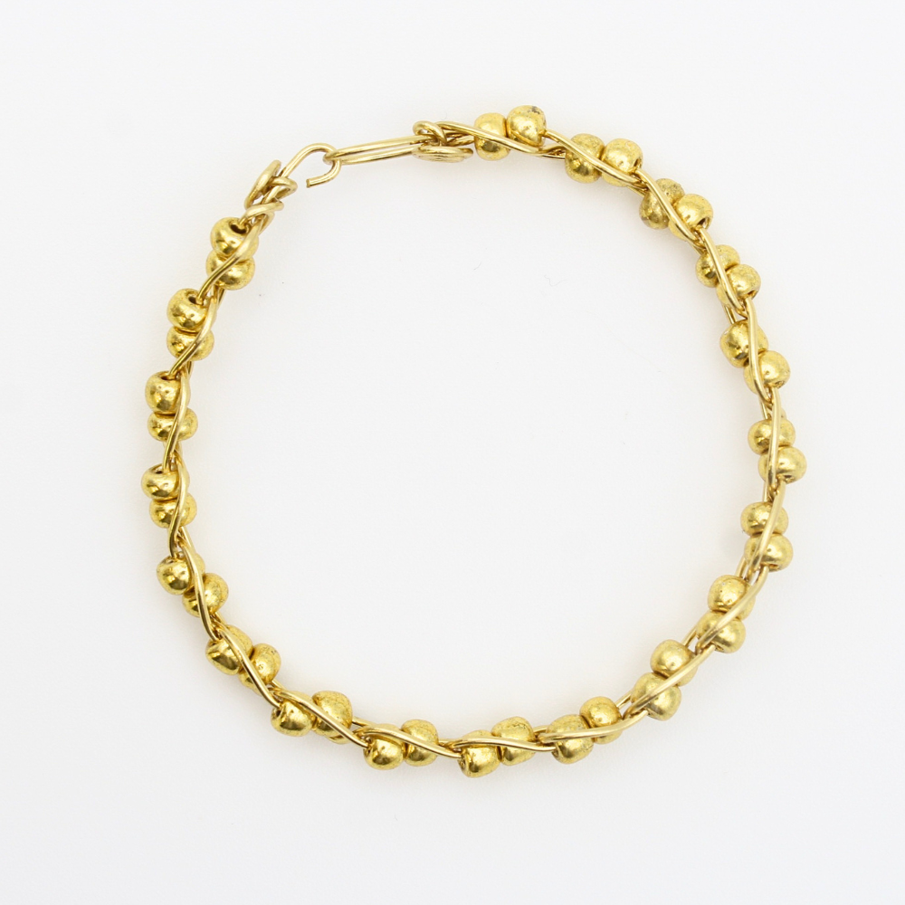 Gold Bangle Bracelet (w/ Clasp)