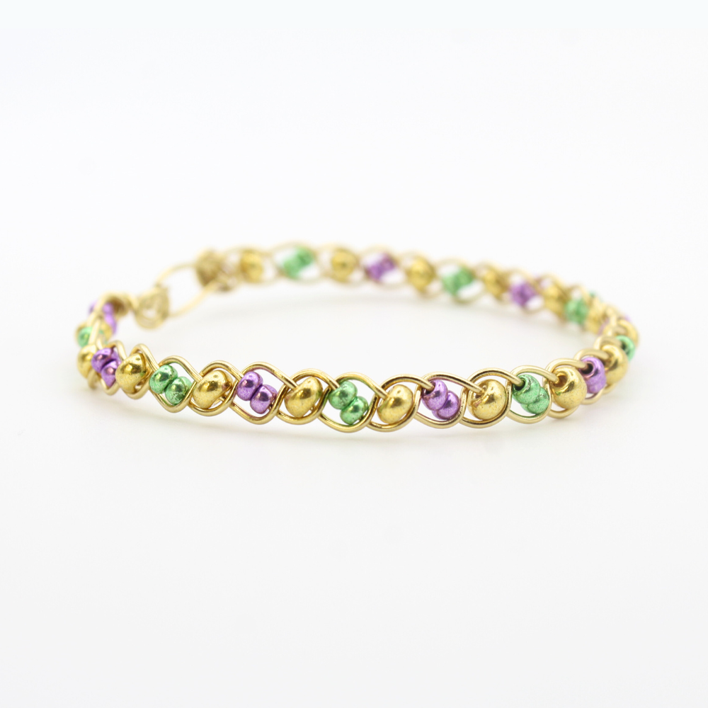 Spring Bangle Bracelet (w/ Clasp)