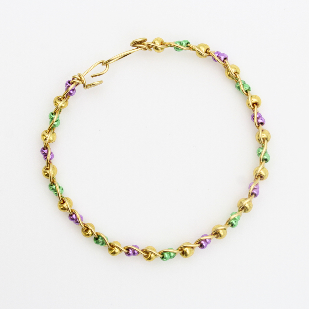Spring Bangle Bracelet (w/ Clasp)