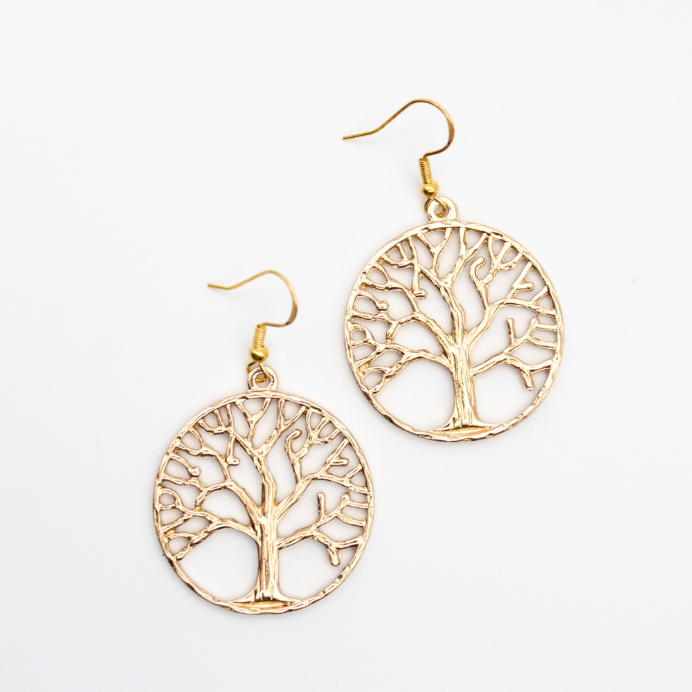 Tree of Life Earrings (Gold)