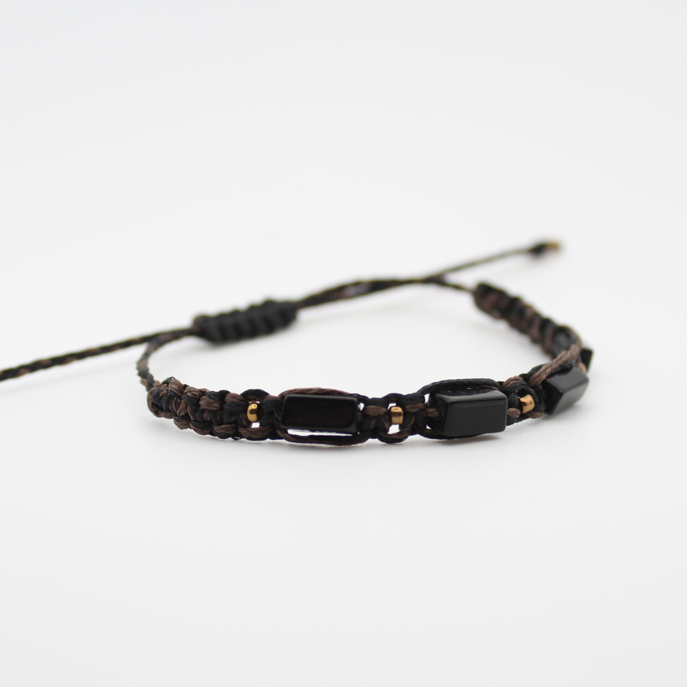 Obsidian Bracelet (Adjustable)