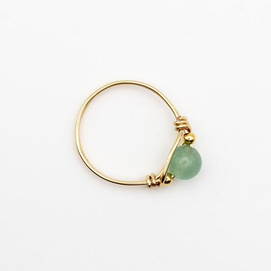 Green Aventurine Ring