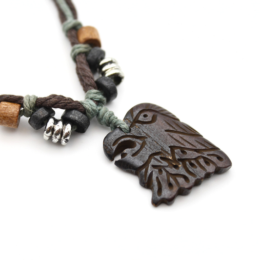 Eagle - Carved Bone Necklace