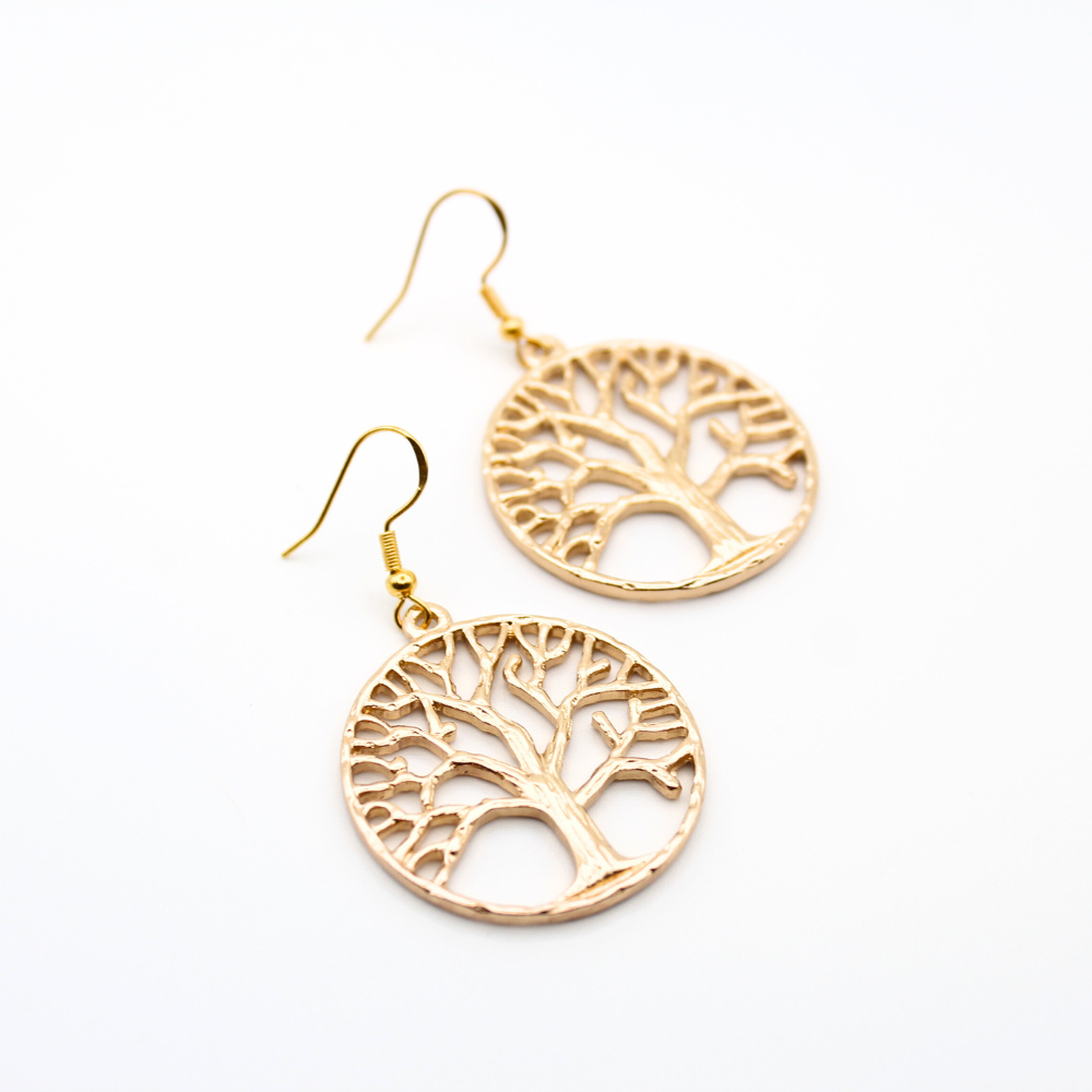 Tree of Life Earrings (Gold)