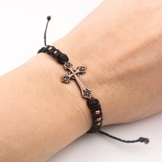 Cross Bracelet (Adjustable)