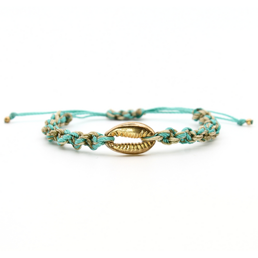 Seashell Charm Bracelet (Adjustable)