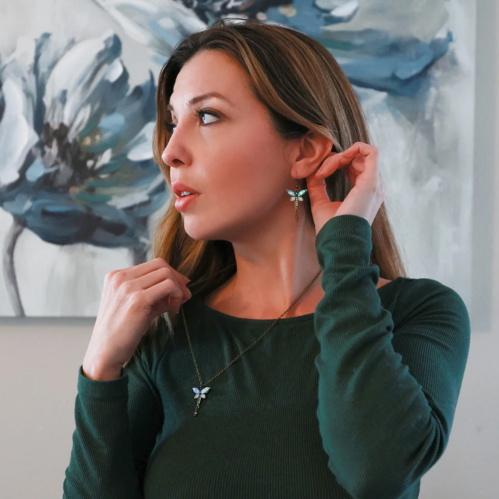 Dragonfly Earrings (Bronze)